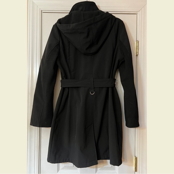 CALVIN KLEIN Stretch Hooded Jacket Black Size XL - Picture 3 of 15